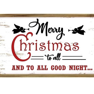 Merry Christmas Sign Silhouette Instant Download Cricut SVG Cut File JPG Printable PNG Transparent