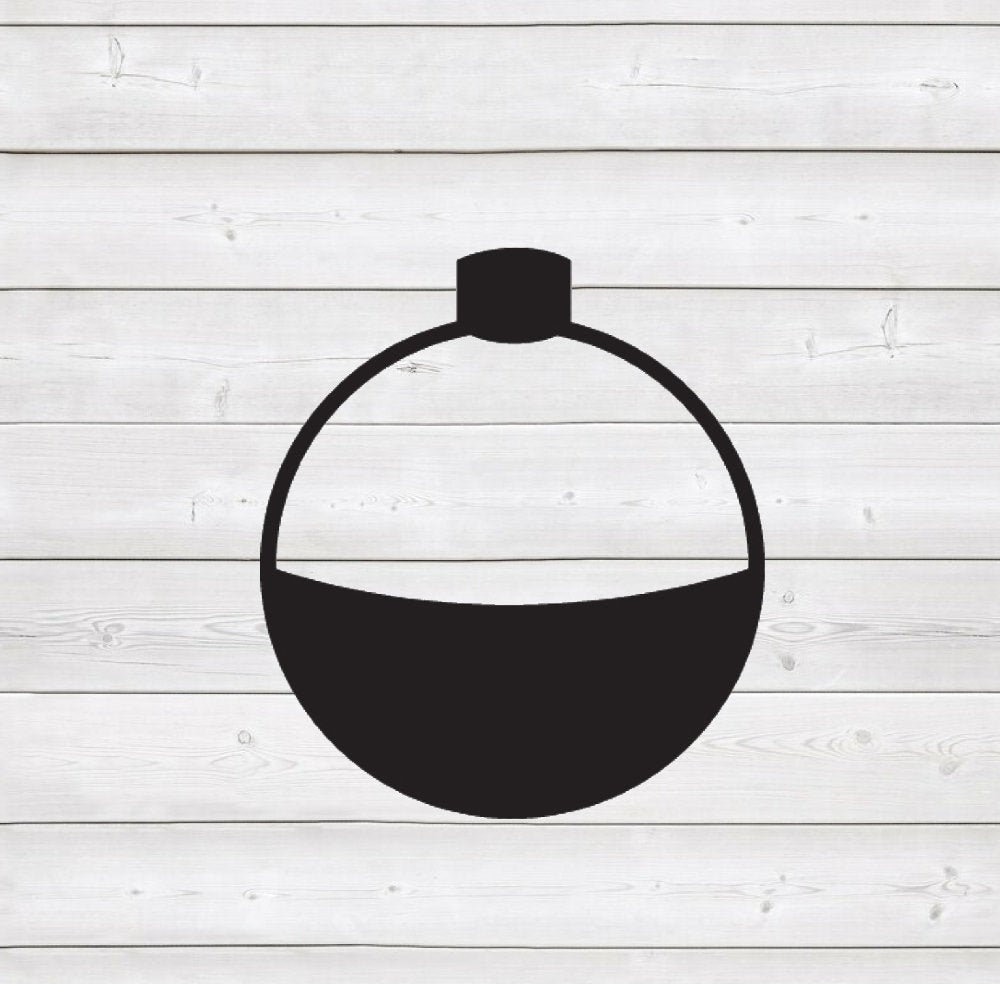 Fishing Bobber Silhouette Instant Download for Cricut, Silhouette