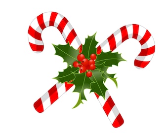 Christmas Candy Cane PNG trasparente Download immediato File stampabile Wallart JPEG