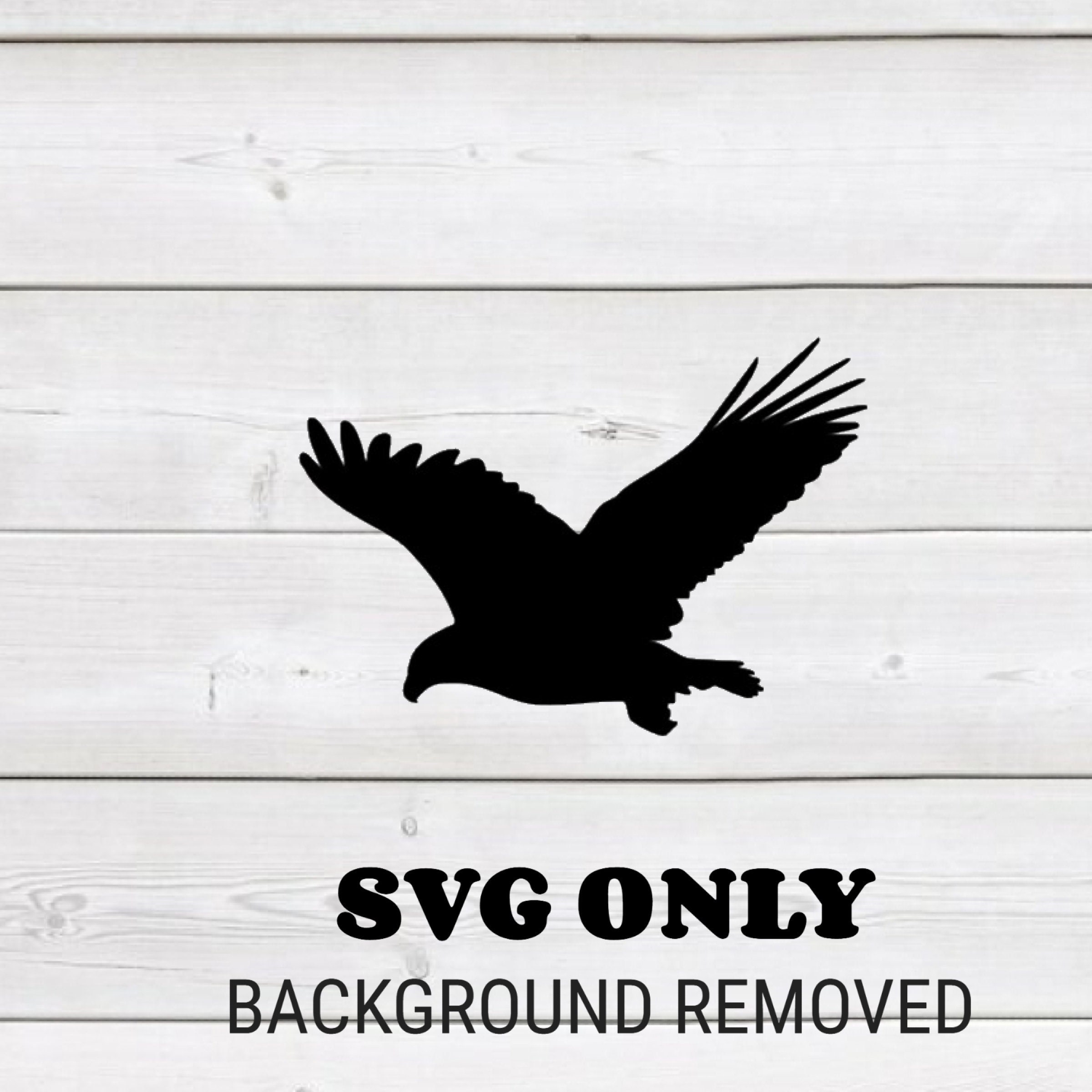 Flying Eagle Silhouette SVG only Eagle Cut File Eagle - Etsy