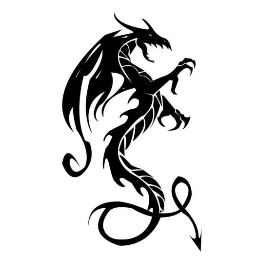 Fiery Dragon Digital Instant Download Includes Cricut SVG Cut | Etsy