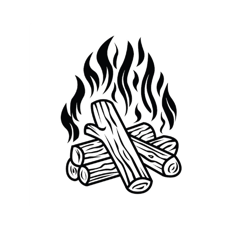 Campfire Log Fire Flames Sign Download includes Cricut SVG Cut Etsy Campfire Log Fire Flames Sign Download includes Cricut SVG Cut Etsy