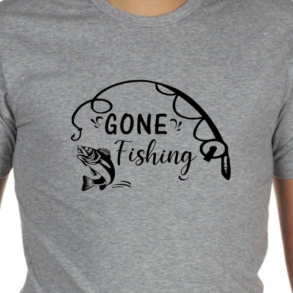 Gone Fishing Fish Sign Instant Download for Cricut, Silhouette cameo SVG Cutting File, JPEG, PNG Transparent