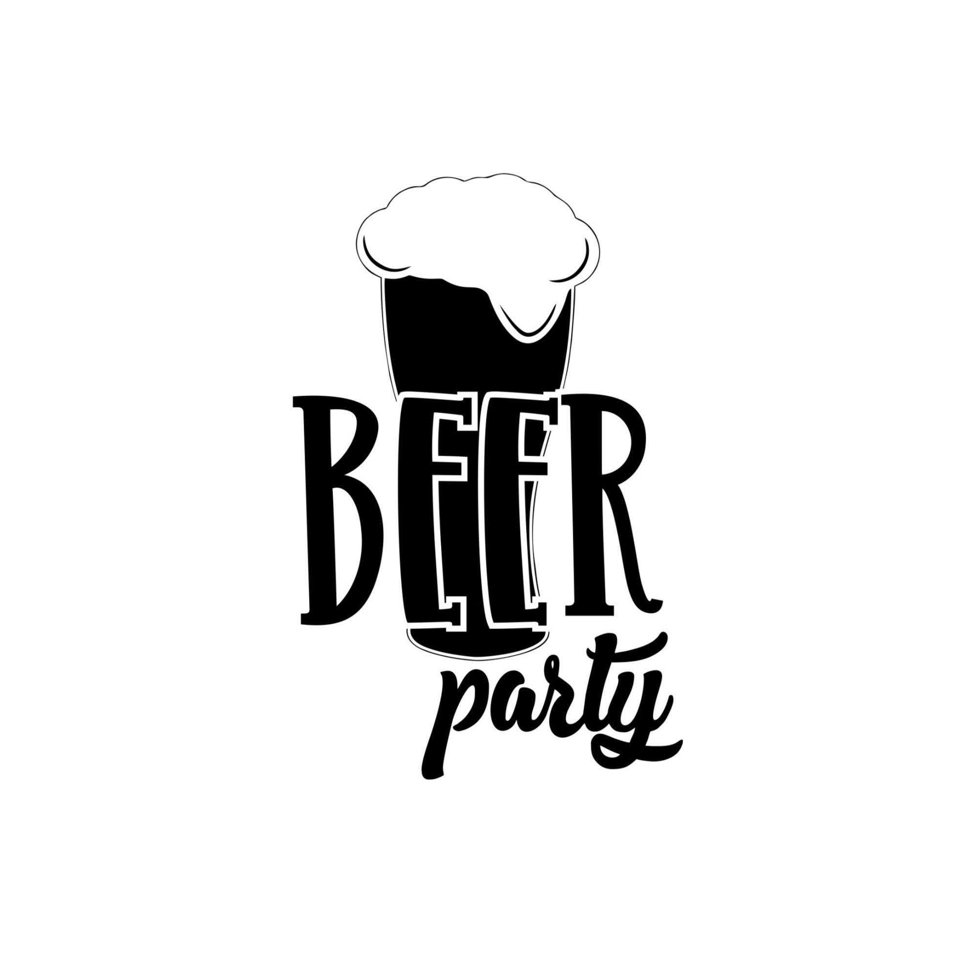 Beer Party Sign Download includes Cricut Cameo Silhouette SVG | Etsy