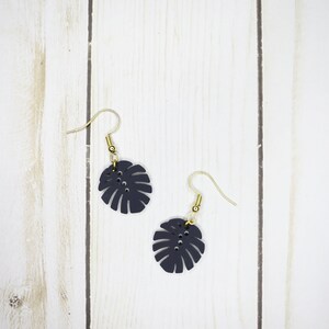 Monstera Blad oorbellen