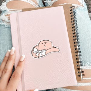 Pink Cowgirl Hat Sticker