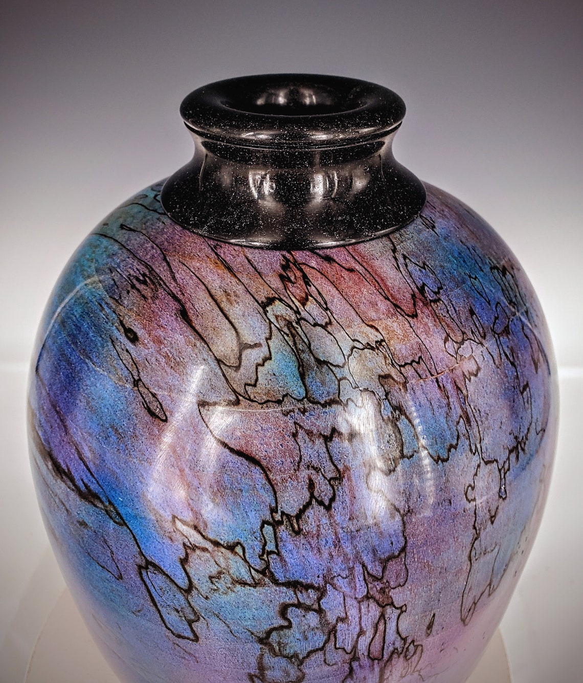 Hand Turned Wood Vase. Etsy