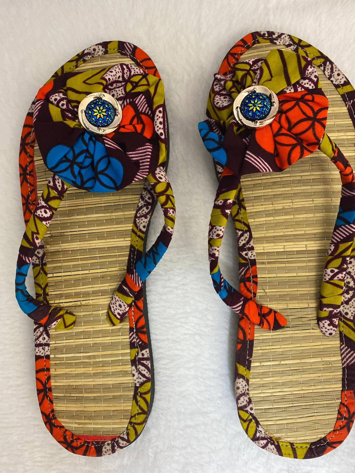 African Wear Slippers Etsy