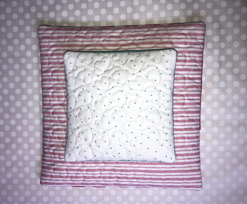 2 SIZES in the Hoop Potholder, Hot Pad machine Embroidery Design