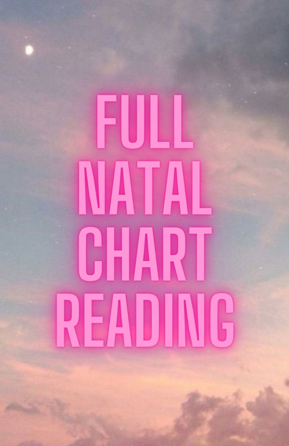 Full natal chart reading etsy