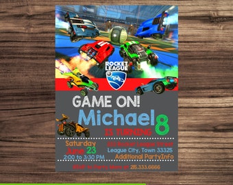 Rocket League Party Etsy