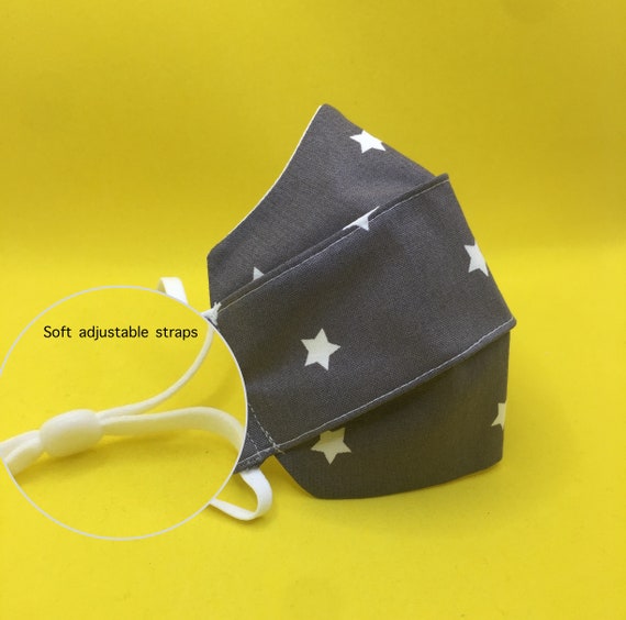 Mascherina Relaxsan Mascherina In Tessuto Riutilizzabile Regolabile - Lavabile, Made In USA - Per Adulti Unisex The Mask Omnibus - Foto 3