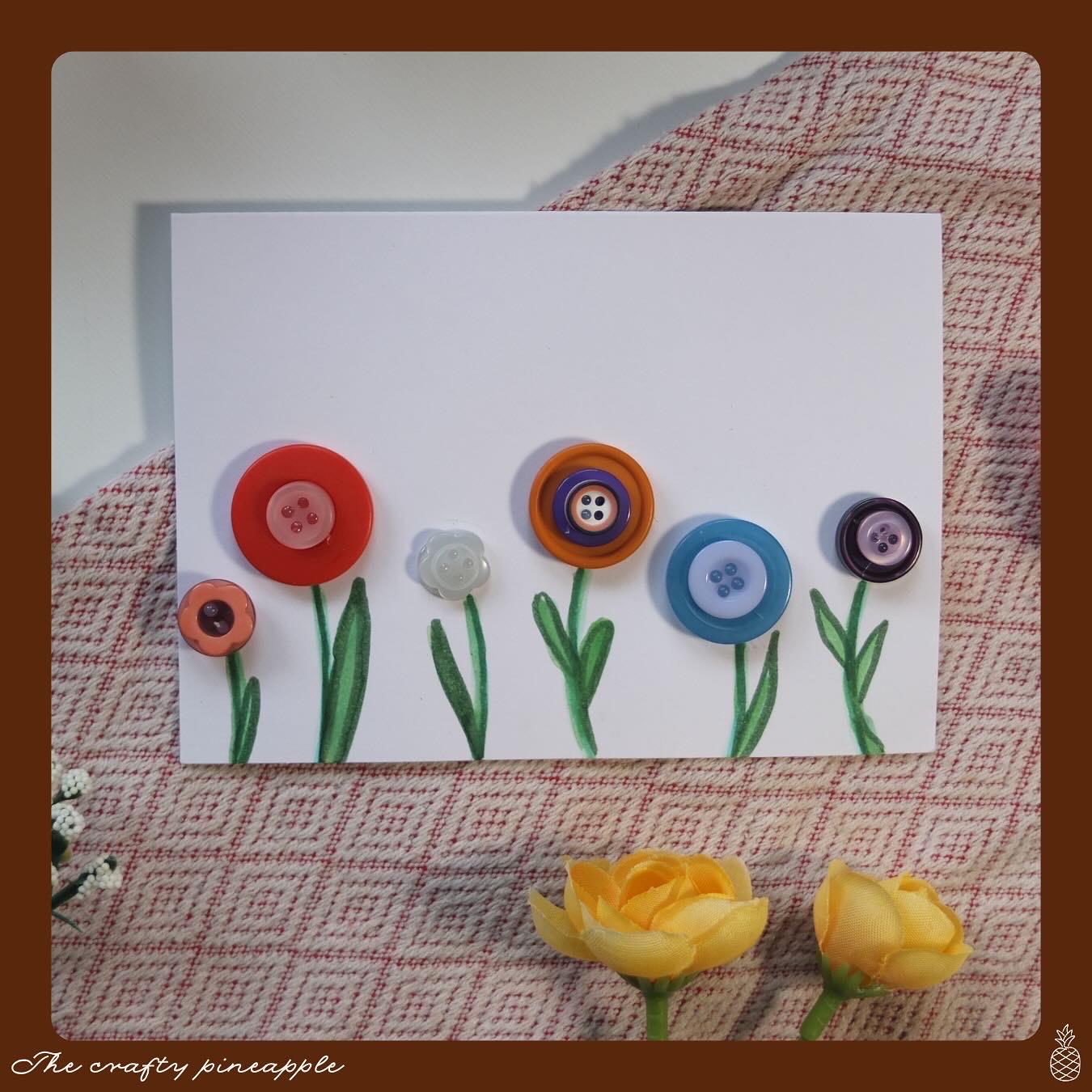 Button Greeting Cards - Etsy