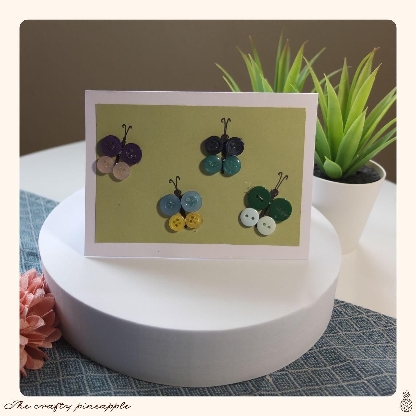 Button Greeting Cards - Etsy