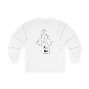 I Am He Christian Long Sleeve Tee: Faith Based Apparel