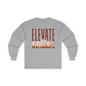 Elevate the Worship Unisex Long Sleeve Christian Tee, Wear Your Faith, Perfect for Believers, Evangelism Streetwear, Gifts, Casual Wear