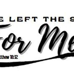 Hij heeft de 99 voor mij achtergelaten! Mattheüs 18:12 Christian SVG PNG JPG Download bestanden om te knutselen