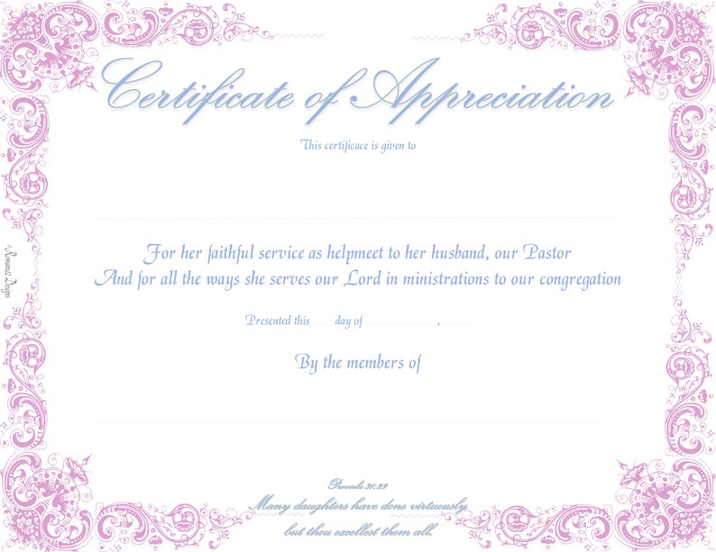 appreciation for pastors wife appreciation for pastors wife