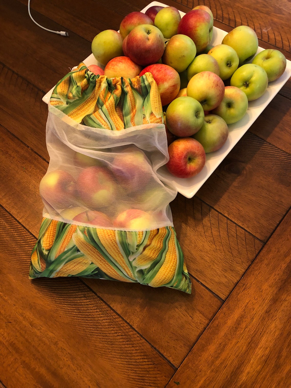 Reusable fruit bag for groceries 14 x 9.5 Etsy
