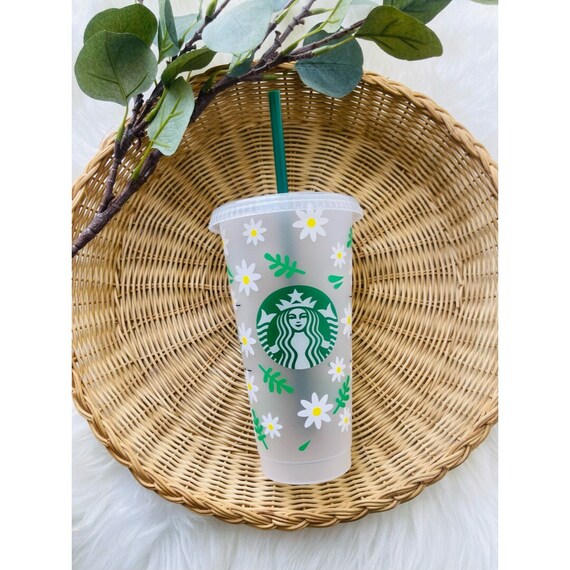 Daisy Reusable Cup Flower Cup Reusable Cup Etsy