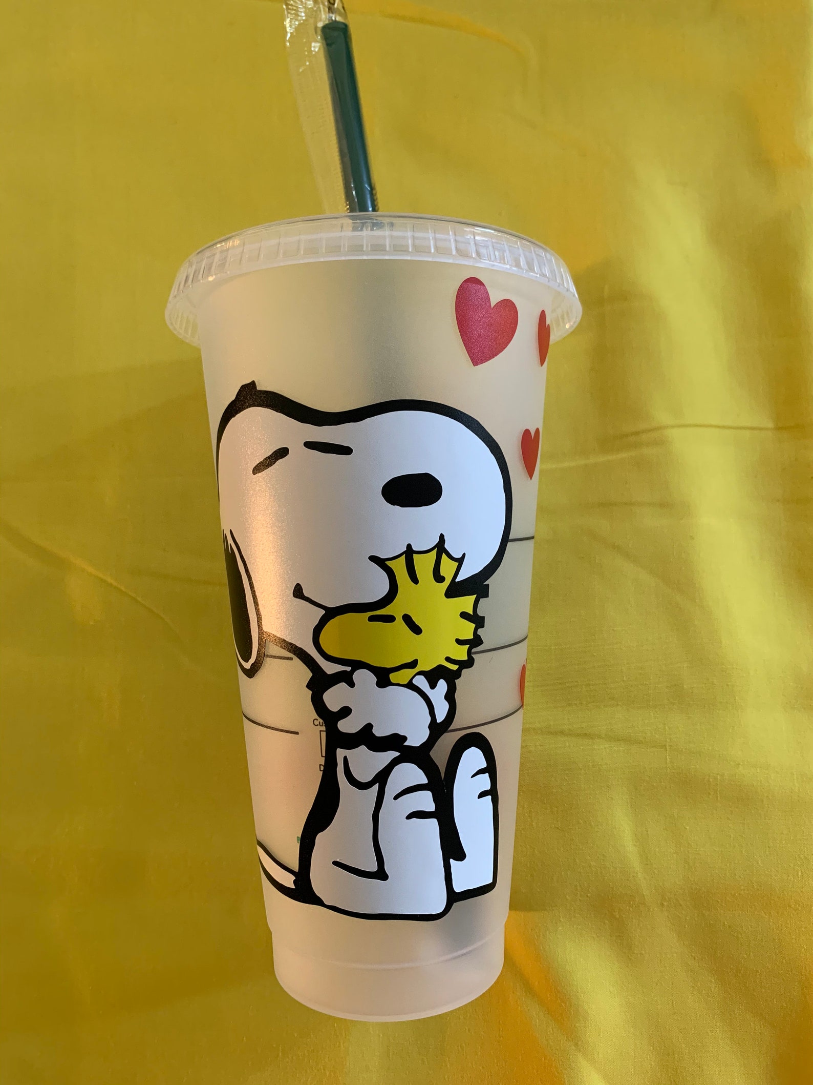 Snoopy Starbucks Cup Etsy