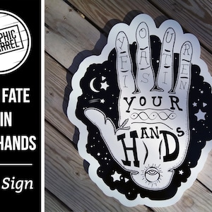 Your Fate Is In Your Hands Wall Art image 1