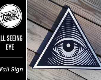 All Seeing Eye Illuminati Wall Art