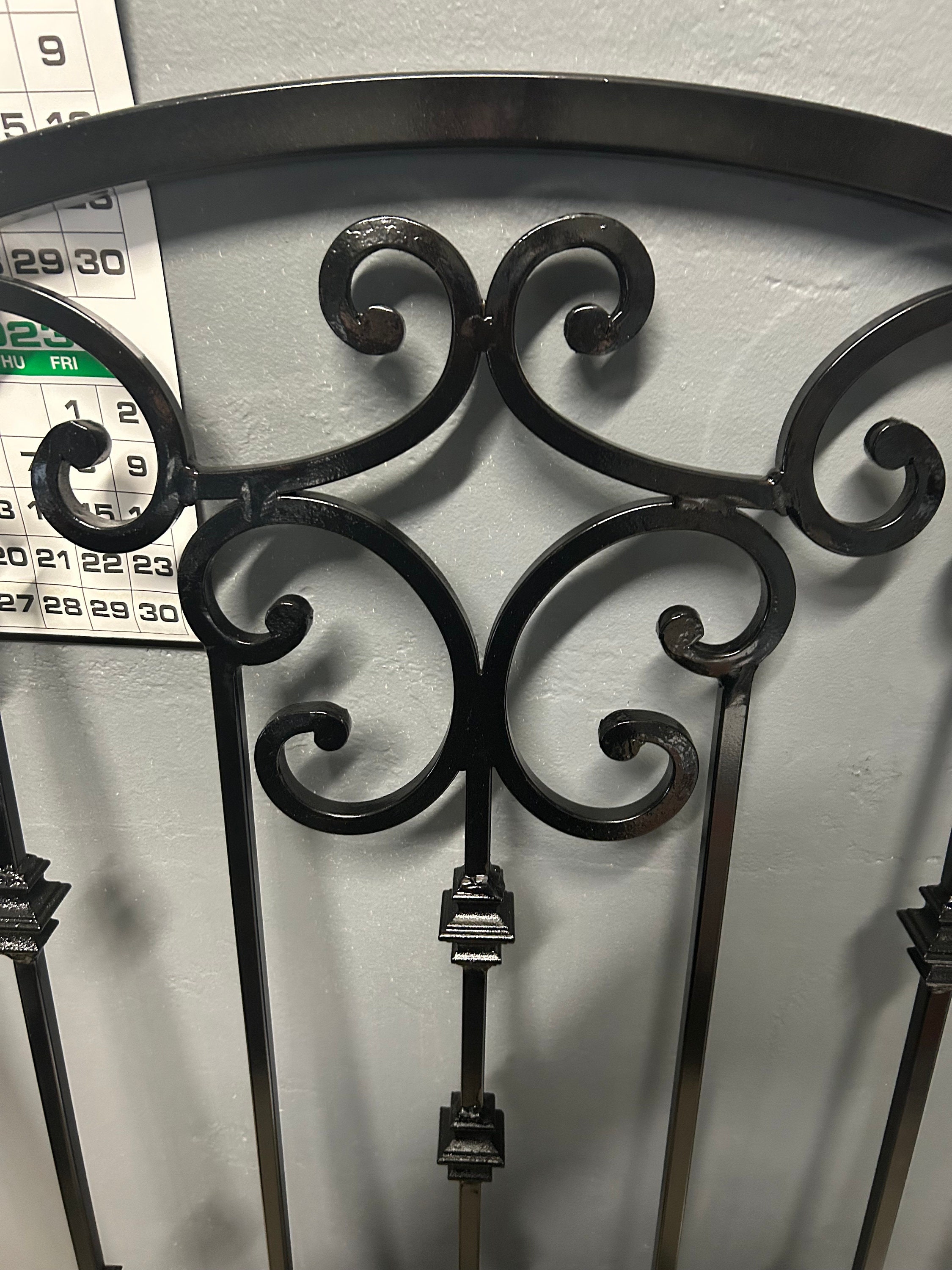 Decorative Wrought Iron Gate! 36” X 40” Custom Sizing and
