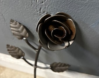 Forged Metal Rose