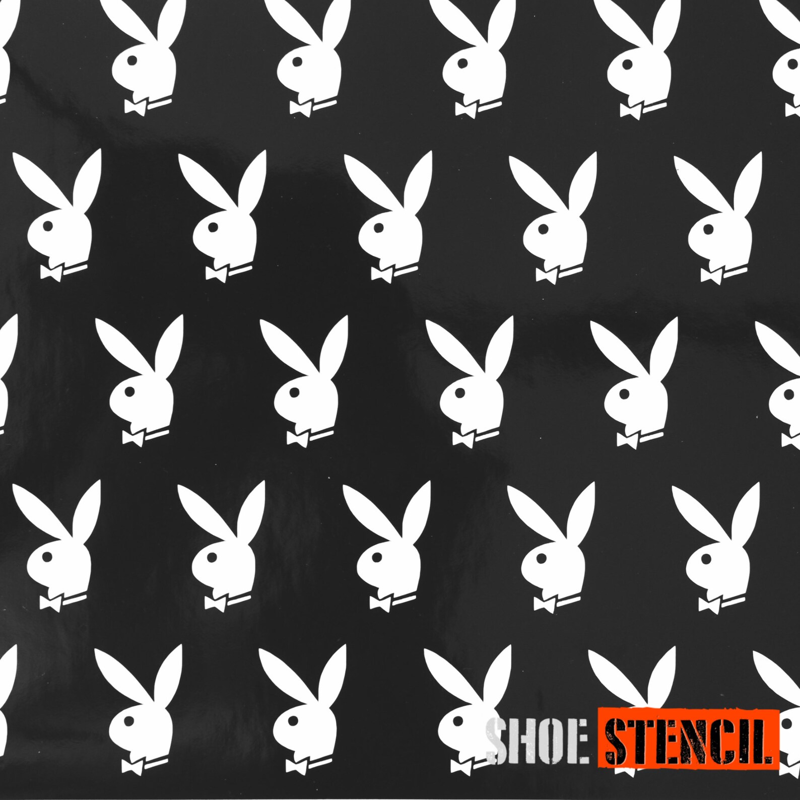 Vinilo Playboy Bunny Stencil para zapatos y zapatillas | Etsy