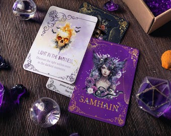 Samhain Orakelkort: Wicca Nybörjarprofetideck (PDF-guide)