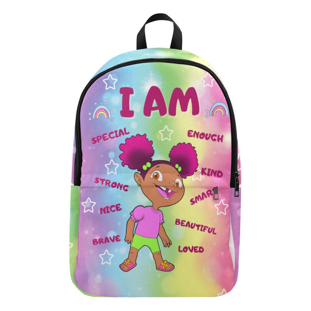 Black Girl Backpack Brown Girl Backpack Custom Backpack Etsy