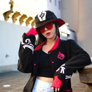 Hu Tao Jacket and Bucket Hat