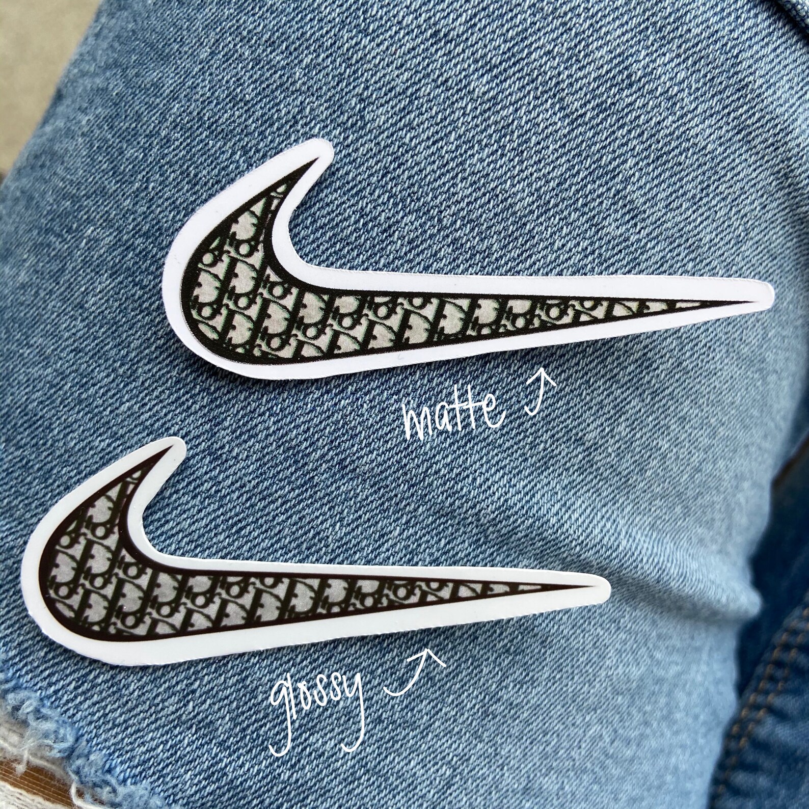 dior nike swoosh sweatshirt