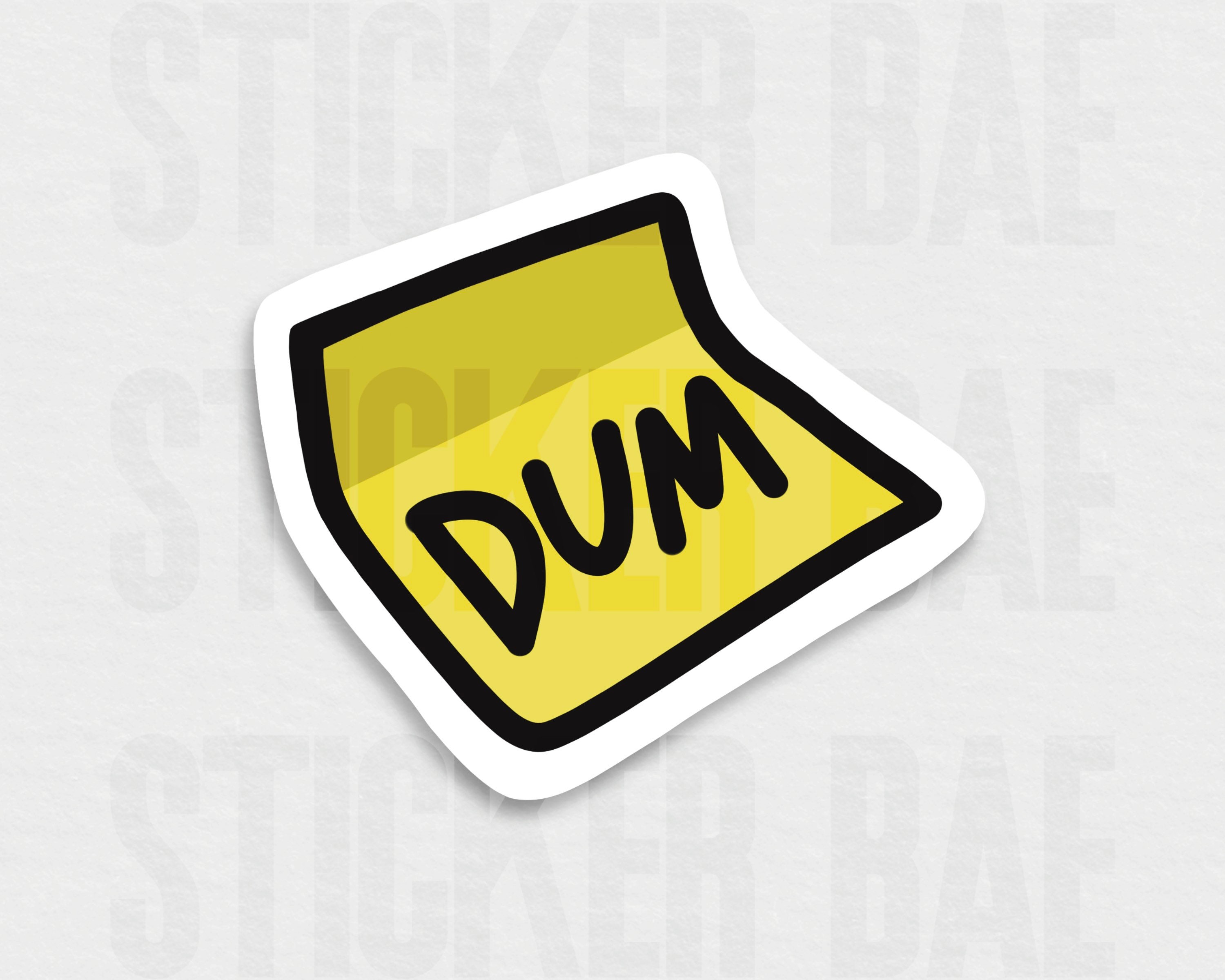 Among Us Sticker Dum Die Cut Vinyl Matte or Glossy Etsy