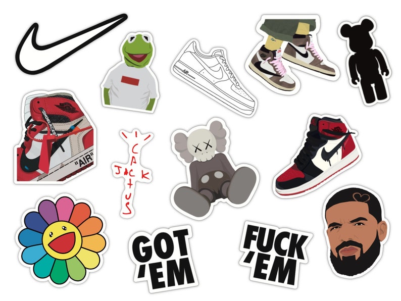 Hype Stickers Hypebeast Die Cut Vinyl Matte or Glossy Etsy