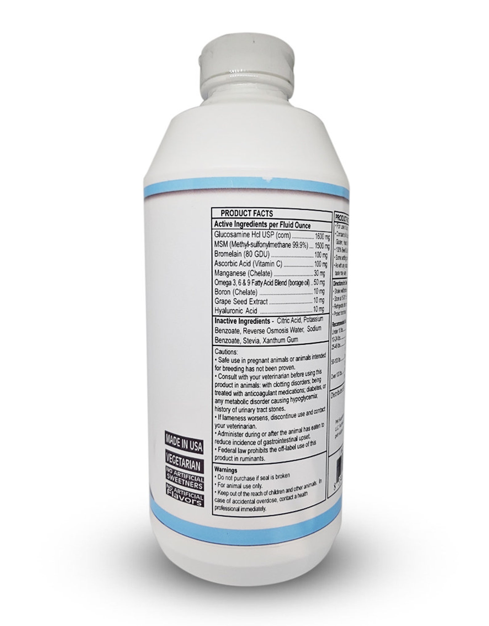 Extra Strength Vegetarian Glucosamine for Dogs 32 Fl Oz Etsy Canada