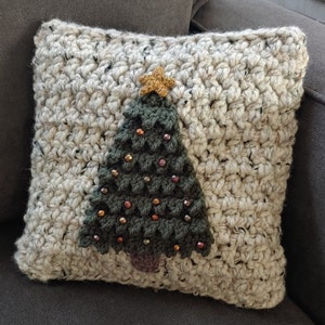 PATTERN ONLY | Crochet Christmas Tree PIllow