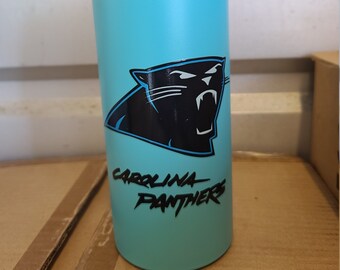 Free Shipping Set of 2 New Carolina Panthers Insulated Can/&Bottle Koozies