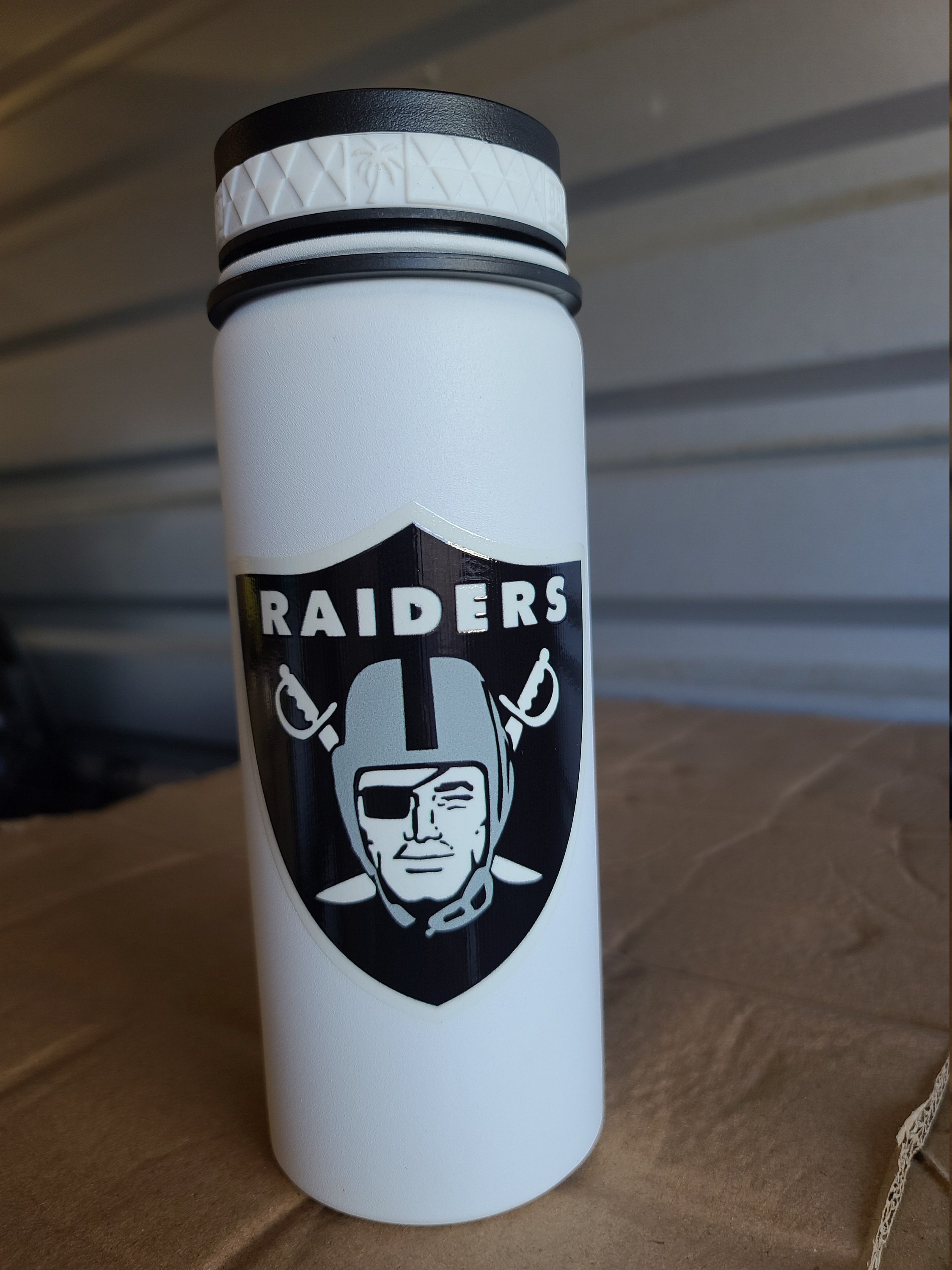 18oz 808 HIDR8 UV Printed Las Vegas Raiders Water Bottle Etsy