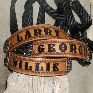 Custom Personalized Horse Halter. Your Horses Name or Simple Brand. G&E