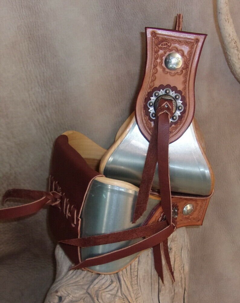 New US Made Wide Bell Stirrups 4 or 5 Wide Metal Etsy