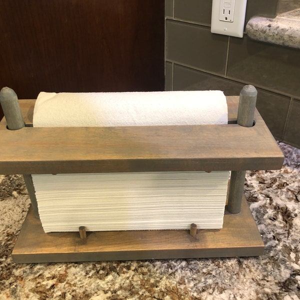 Farmhouse Paper Towel Holder Etsy