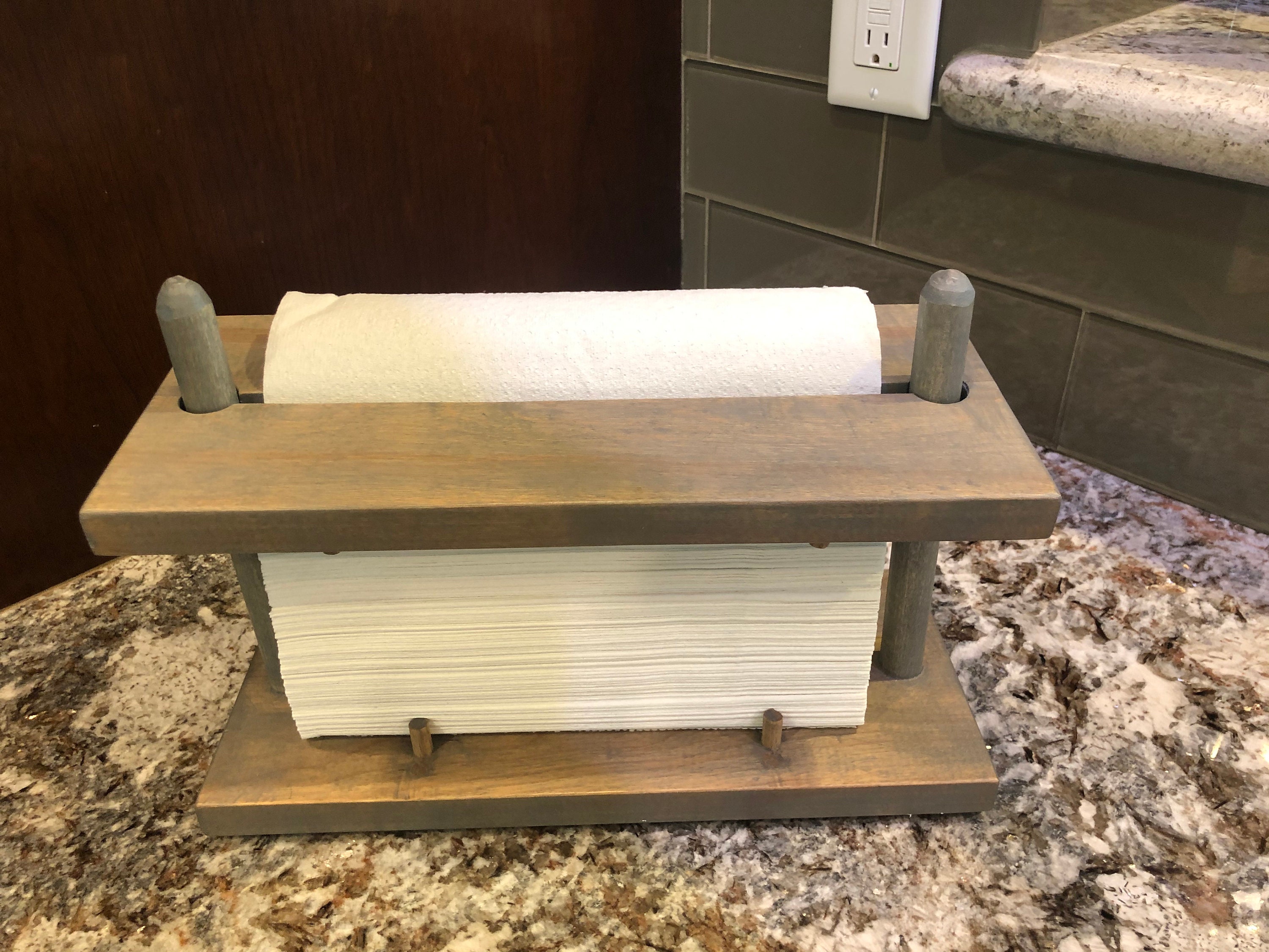 Kitchen & Dining Kitchen Décor Rustic Paper Towel Dispenser \u2014