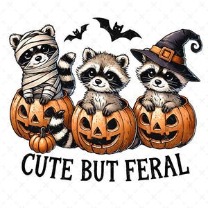 Cute But Feral Ready To Press DTF Transfer, DTF Transfers, Ready To Press DTF Transfers, Direct To Film Transfers