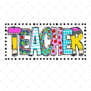 Teacher Ready To Press DTF Transfer