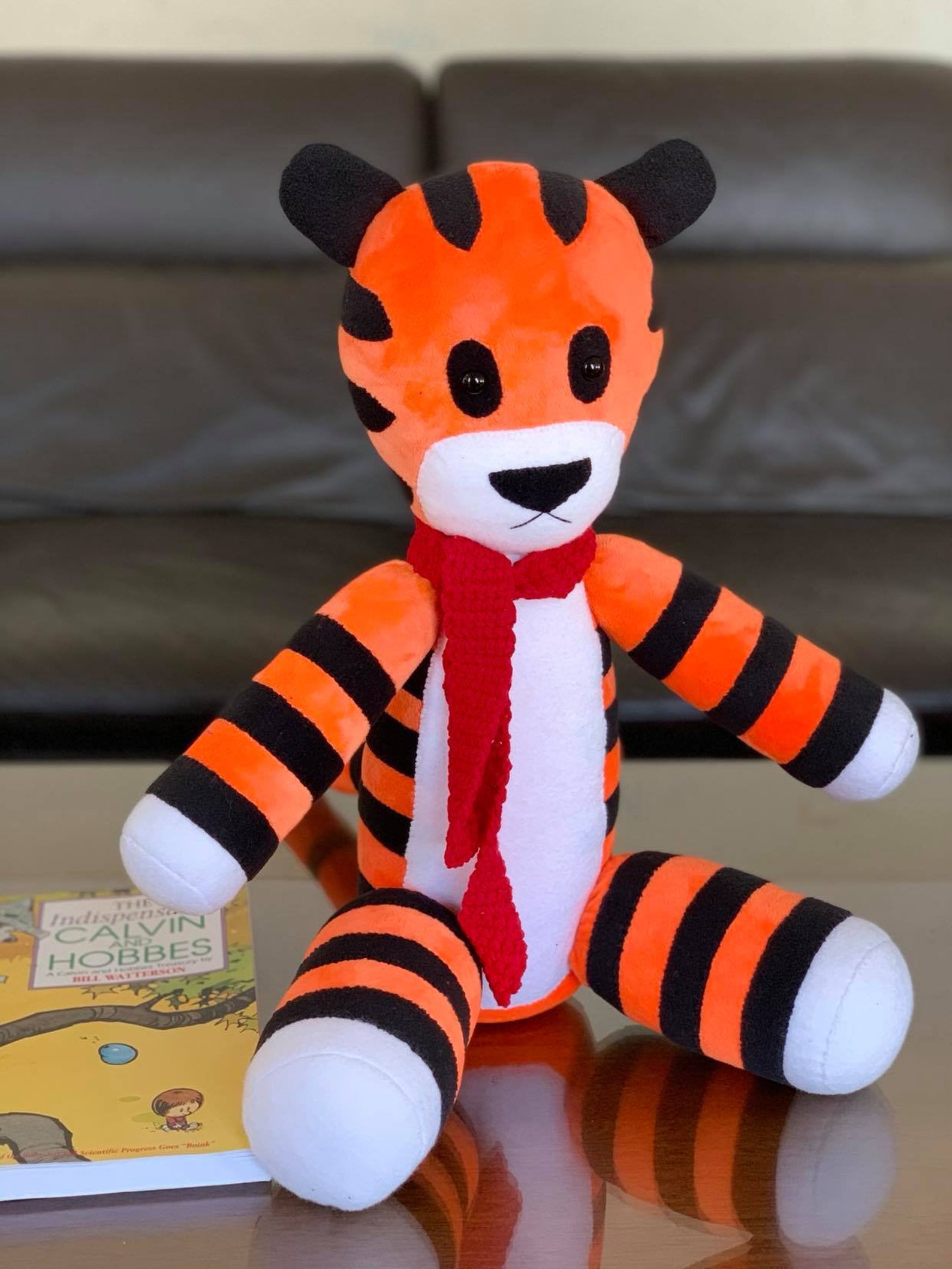 Handmade Hobbes/ Hobbes Plushie/ Hobbes Tiger made by soft | Etsy