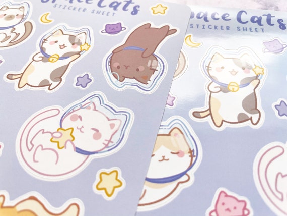 Cute Cats sticker mix for journaling or scrapbooking