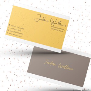 Custom Business Card Template