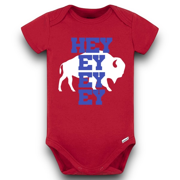 Hey Ey Ey Ey bodysuit | Buffalo bodysuit | Buffalo baby bodysuit | bills baby bodysuit | baby mafia | baby shower gift | bills gift |